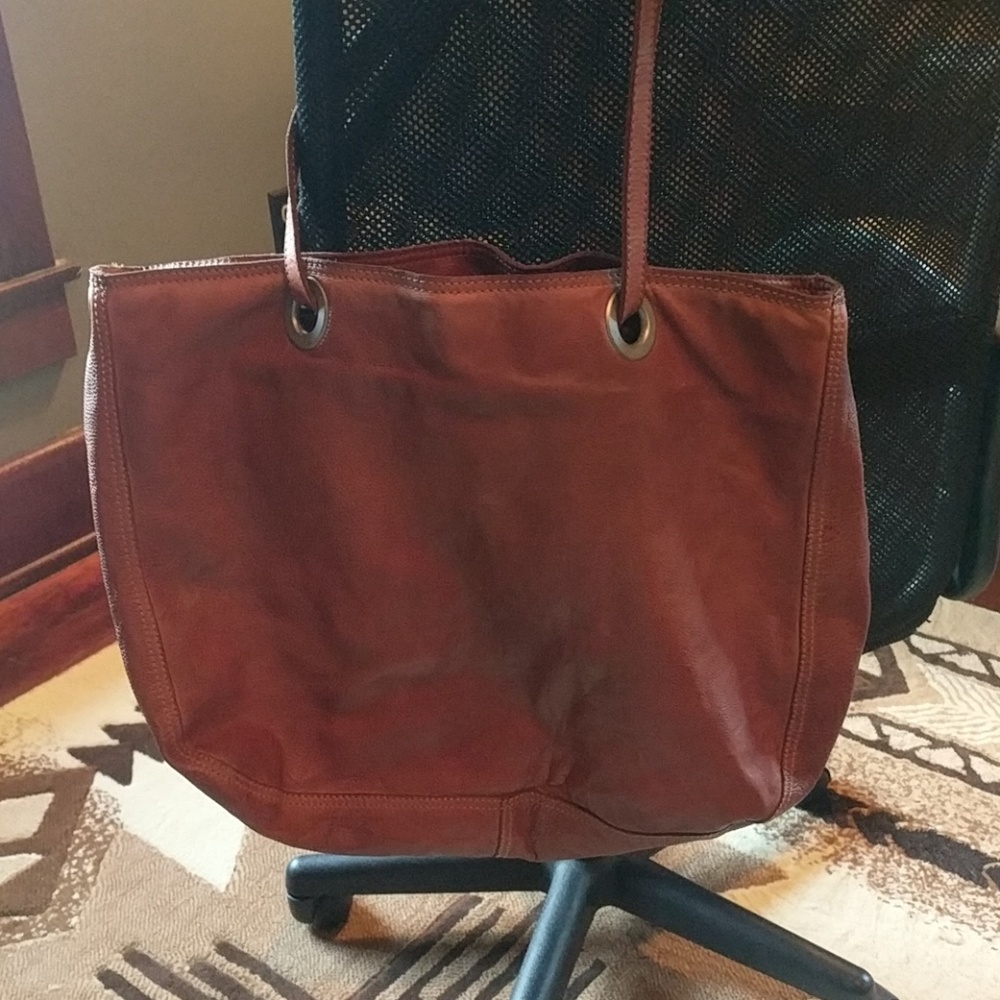 Genuine Leather Tote